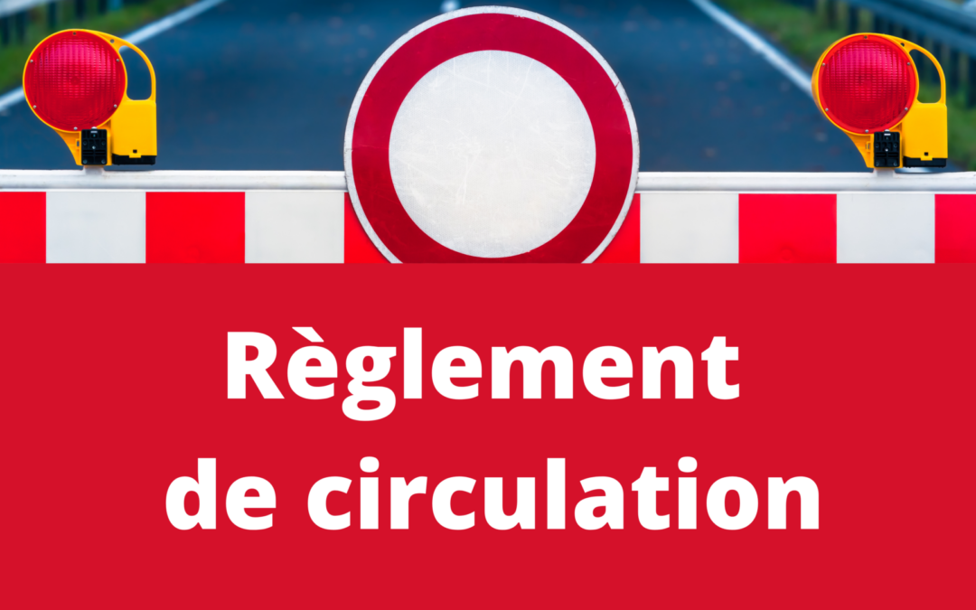 Prolongation règlement de la circulation – Rue du Schlammestee (CR132)