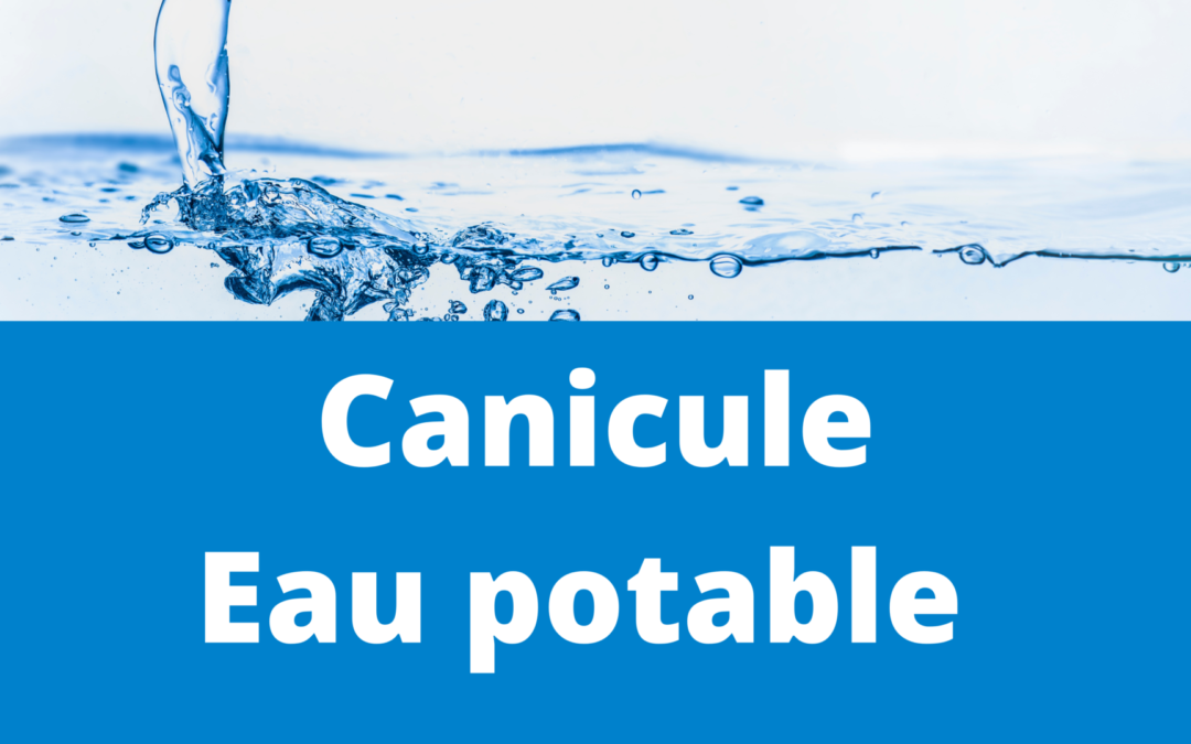 Canicule – Eau potable