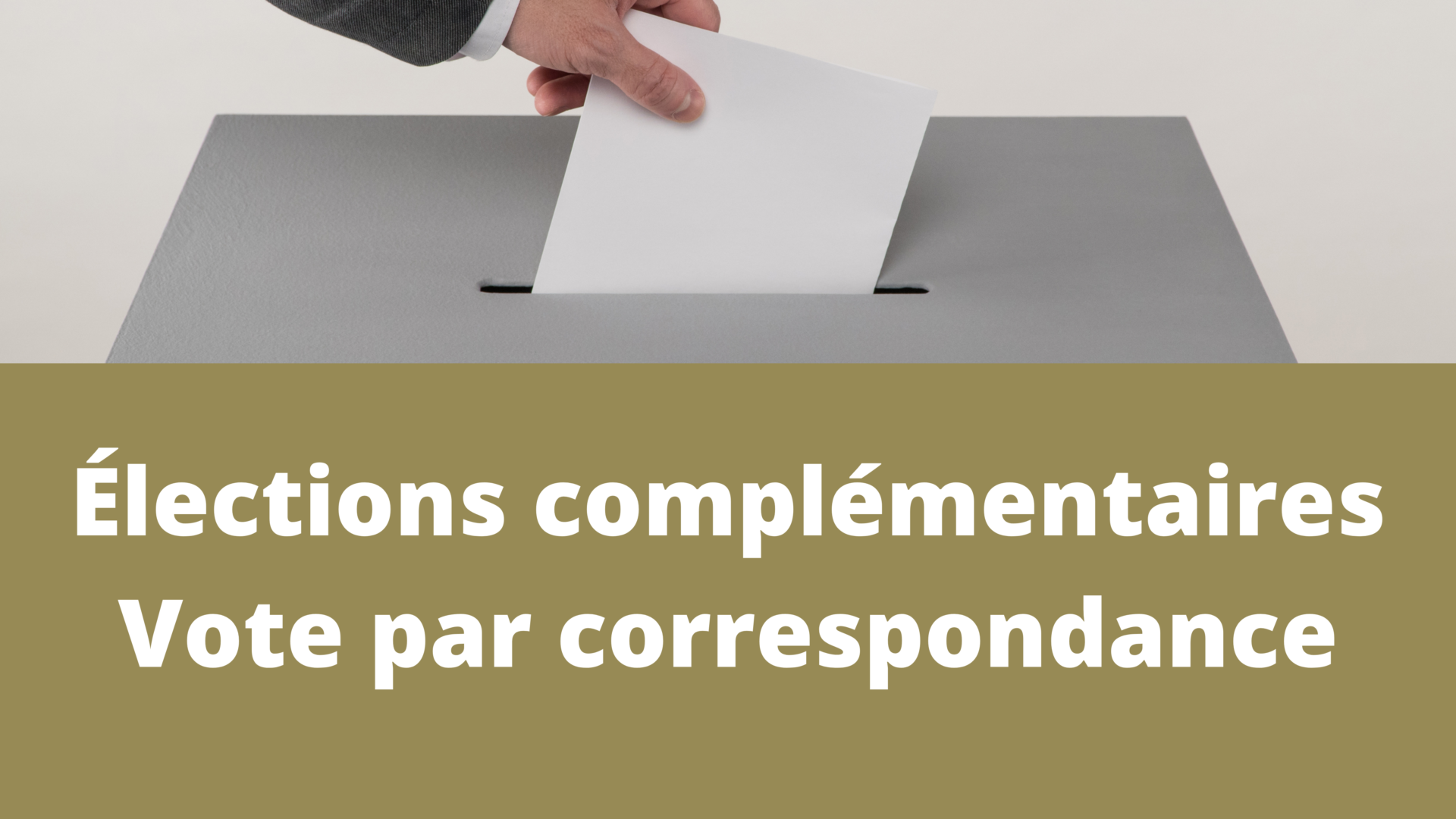 Vote par correspondance